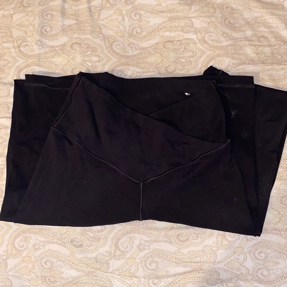 Aerie crossover high-rise flare leggings